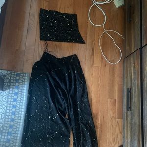 Two piece starry night outfit